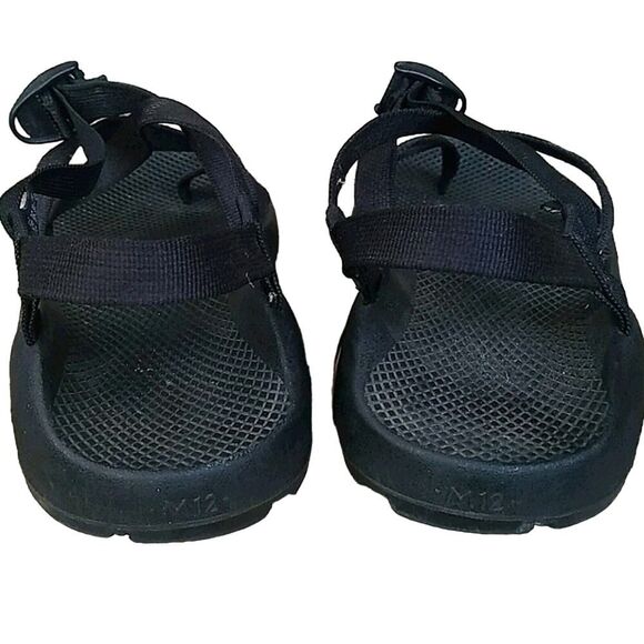 Chaco black canvas strap Men's sandals 12M Hiking Outdaoos - Picture 8 of 9